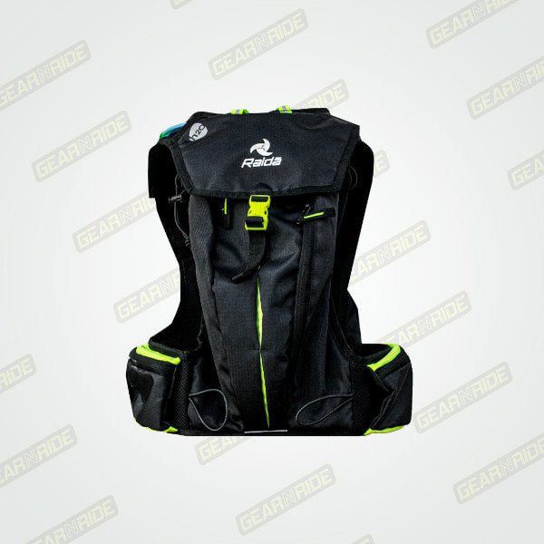 RAIDA Hydration Backpack, Ultra 5L Black Hi-viz with 2L Bladder