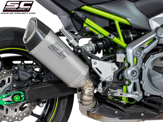 SC PROJECT Exhaust SC1-R Titanium Fibre (2017-2019) for Kawasaki Z900