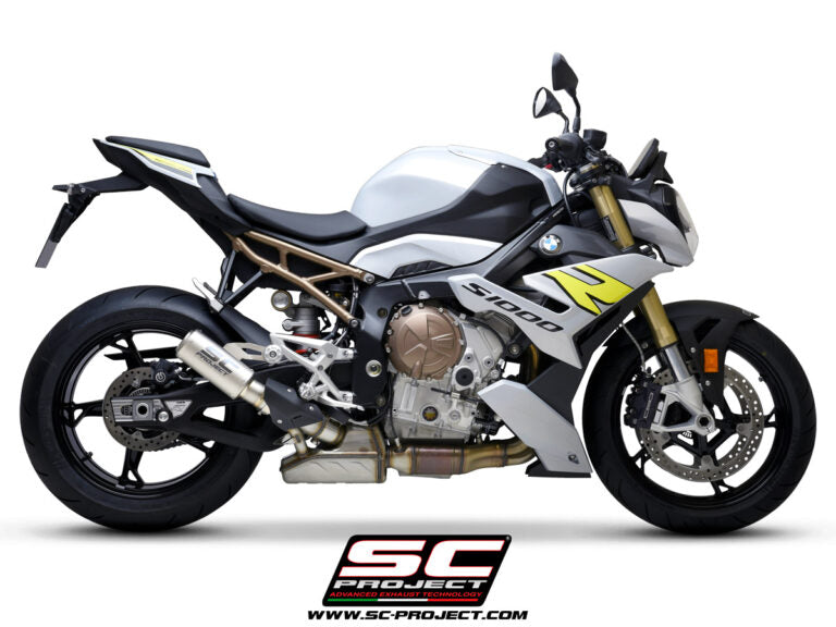 SC Project Exhaust CR-T Titanium with Stoneguard Grip for BMW S 1000 R (2021-2025)