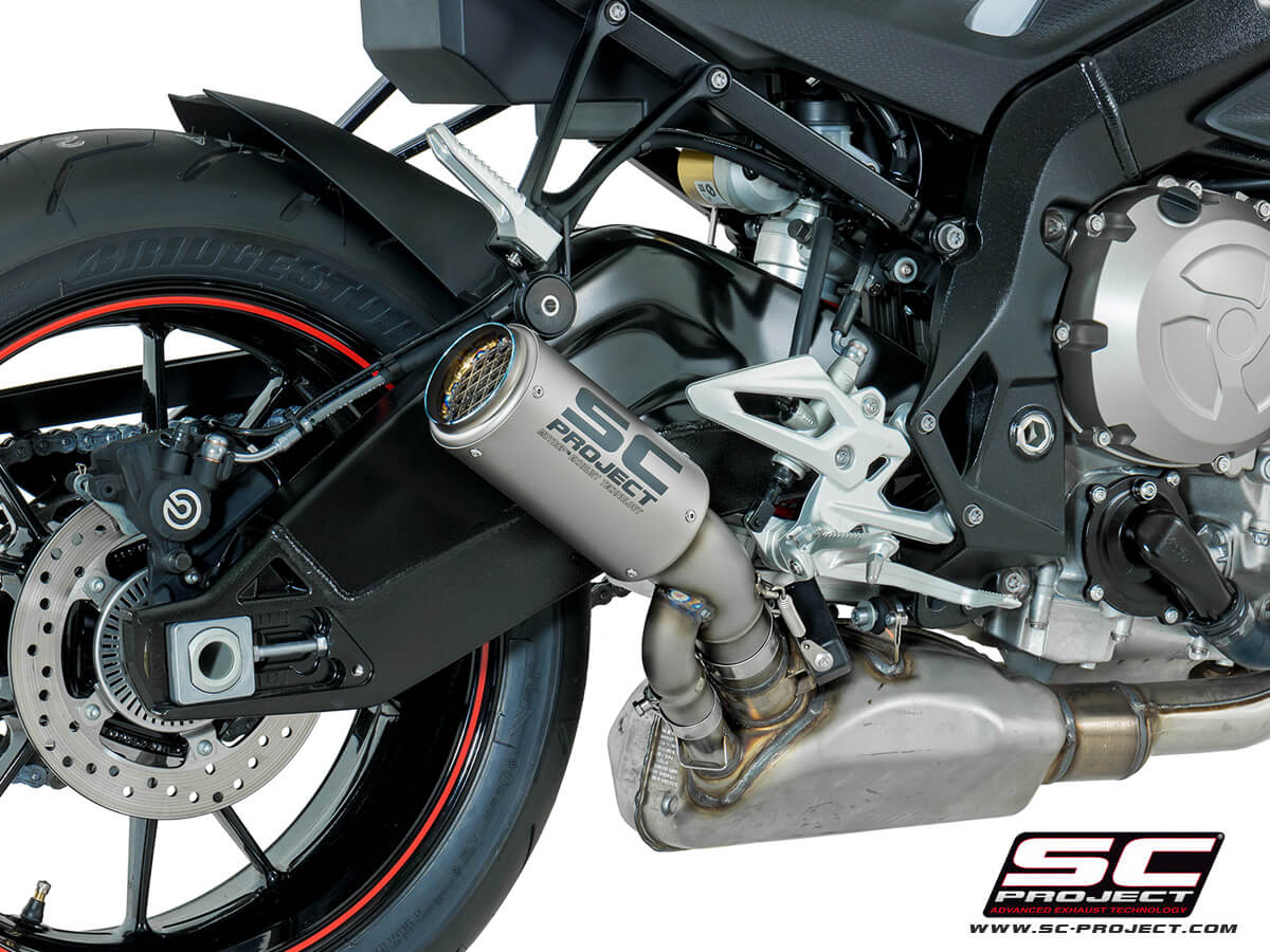 SC Project CR-T Slip On Titanium Exhaust for BMW S1000R (2017-2020)