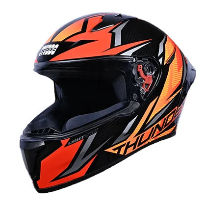 STUDDS THUNDER D1 LIGHTVOLT DECOR BLACK RED N10