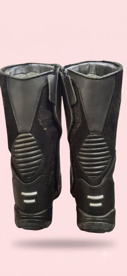 RAIDA MC EXPLORER LONG BOOTS BLACK (MFG- 05/24)