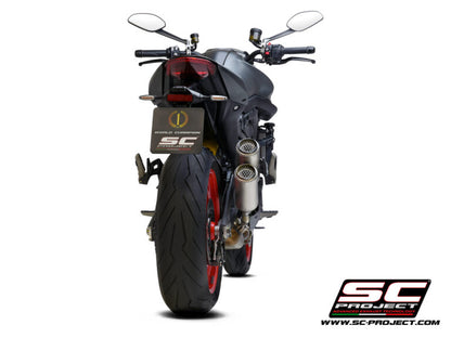 SC Project Exhaust CR-T Twin Titanium for Ducati Monster 937 (2021-2025)