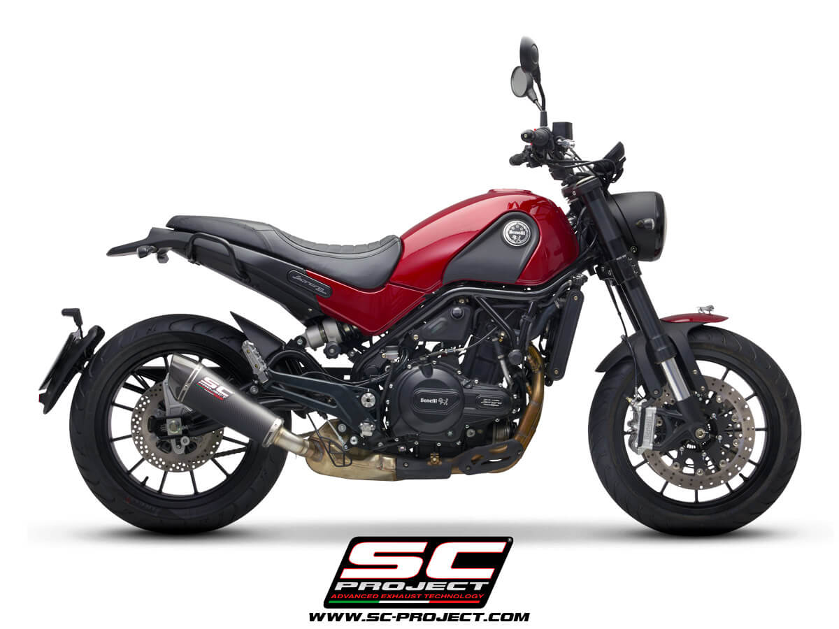 Sc Project 70s Stainless Steel Matt Black Exhaust for Benelli Leoncino 500 (2017-2020)