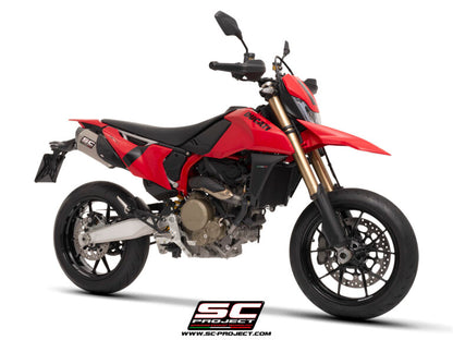 SC Project Exhaust SC1-S Dual Undertail Titanium for DUCATI HYPERMOTARD 698 MONO (2024-2025)