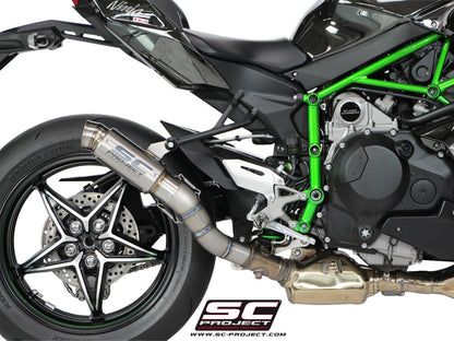SC PROJECT GP70-R Titanium EXHAUST FOR KAWASAKI H2 (2015-2020)