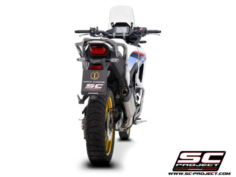 SC Project Exhaust X-Plorer || Titanium for Honda Transalp 750 (2023-2024)
