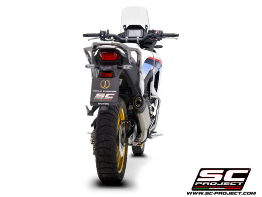SC Project Exhaust X-Plorer || Titanium for Honda Transalp 750 (2023-2024)