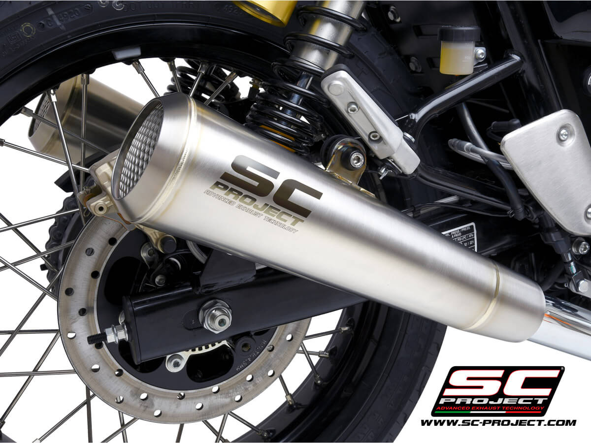 SC Project Pair Of Conic 70″S Exhaust for Royal Enfield Continental GT-Interceptor 650 (19-24)