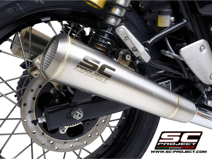 SC Project Pair Of Conic 70″S Exhaust for Royal Enfield Continental GT-Interceptor 650 (19-24)