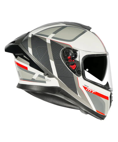 MT Thunder 3 SV Pro Nova A2 Helmet - Gloss White Red