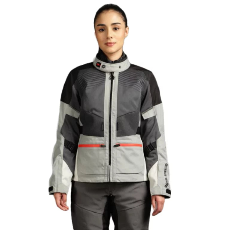 Women Darcha Pro Light Grey Riding Jacket