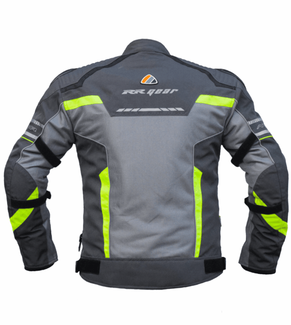 AVATAR V.2 – GREY HI-VIZ GREEN JACKET BISON PRO GEARS