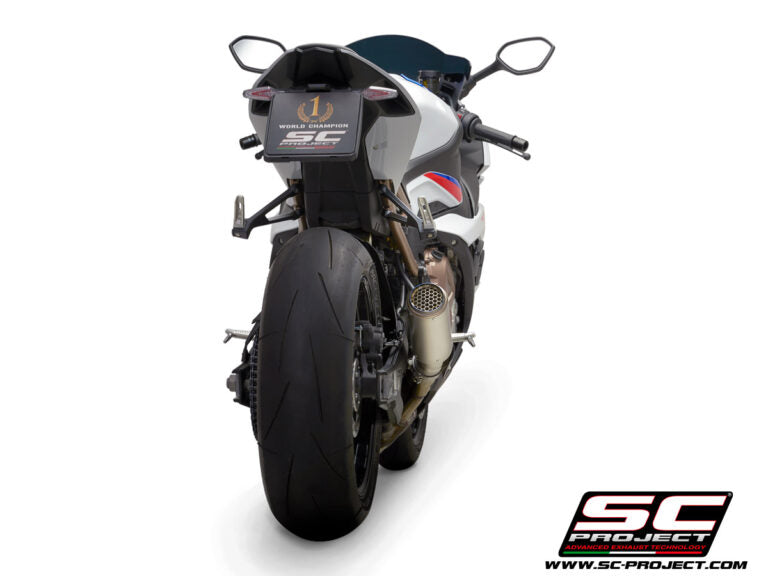 SC Project Exhaust CR-T Titanium with stoneguard grid for S1000 RR (2019-2020)