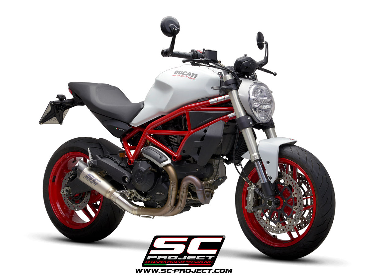 SC PROJECT S1 Slip On EXHAUST FOR DUCATI MONSTER 797 (2017-2020)