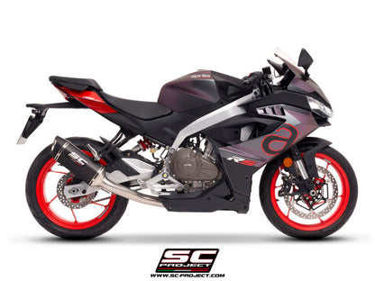 SC Project Exhaust SC1-S (2024) Carbon full System for Aprilia RS 457