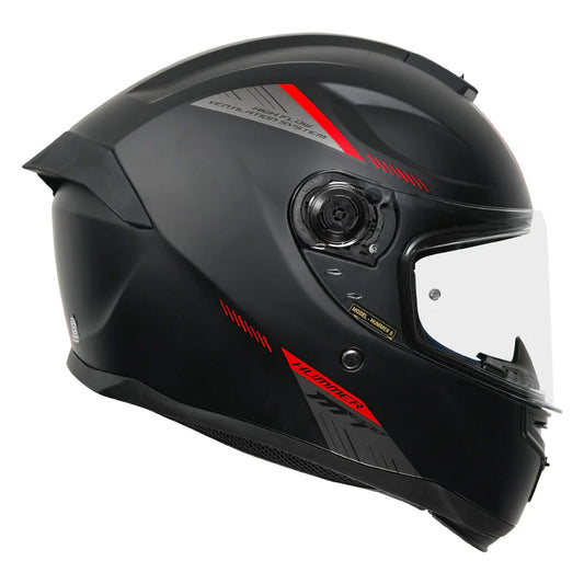 MT Hummer B Solid Gloss Black A1 Helmet
