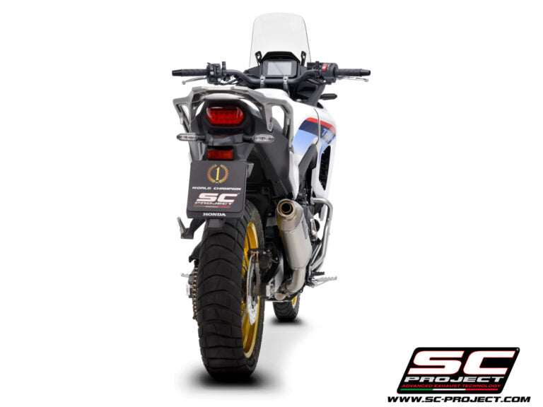SC Project Exhaust Rally Raid Titanium for Honda Transalp 750 (2023-2024)