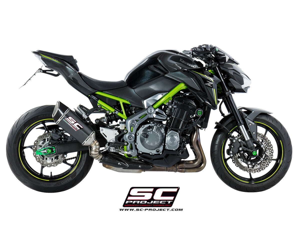 SC PROJECT Exhaust SC1-R Titanium Fibre (2017-2019) for Kawasaki Z900