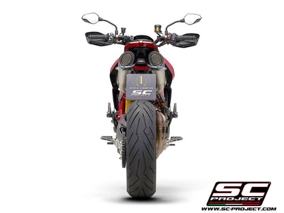 PAIR OF SC PROJECT S1 EXHAUST FOR DUCATI HYPERMOTARD 950 – RVE – SP (2019 – 21)