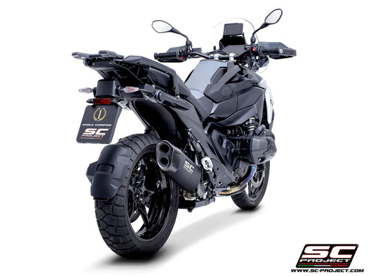 SC Project Exhaust Adventure R Titanium Matt Black for R 1300GS (2024-2025) COMPATIBLE WITH ORIGINAL SIDE CASES