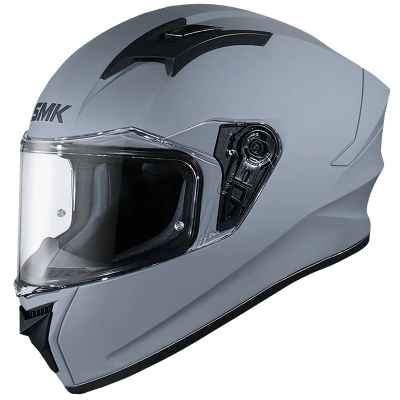 SMK Stellar Solid Matt Nardo Grey (MA600) Helmet
