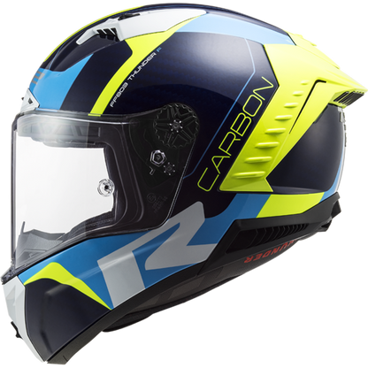 FF805 THUNDER C RACING GLOSS - Blue Hi Viz Yellow