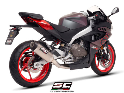 SC Project exhaust SC1-S titanium (2024) full system for Aprilia RS 457