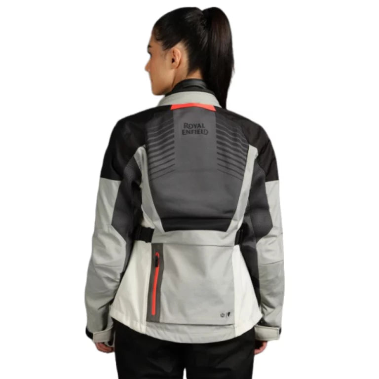 Women Darcha Pro Light Grey Riding Jacket