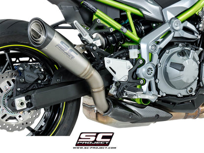 SC Project Exhaust S1 Titanium Matt black (2017-2019) for Kawasaki Z900