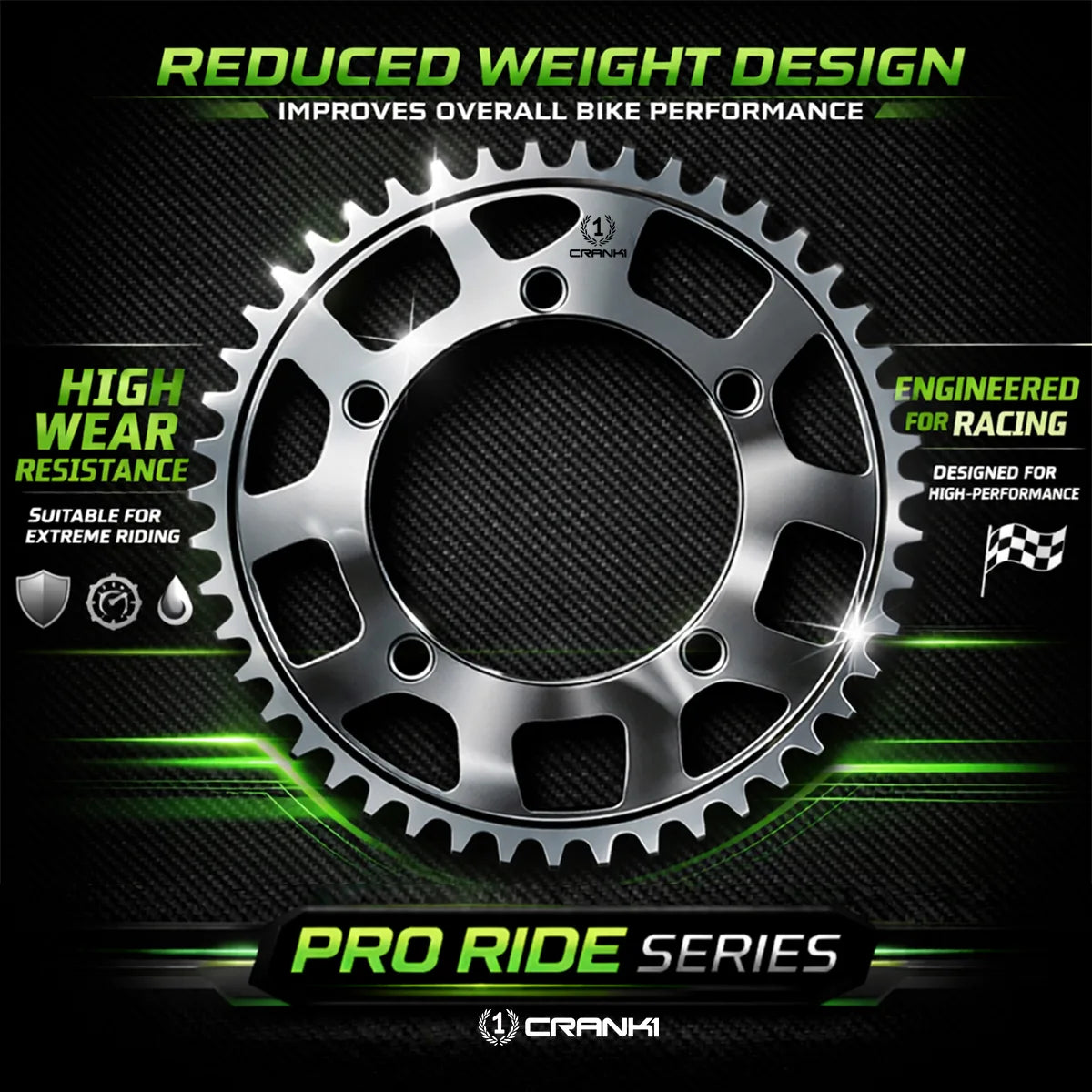 Sprocket For Ducati Scrambler Classic 800 (2015-2018) - Rear - CPR746.46T - CRANK1