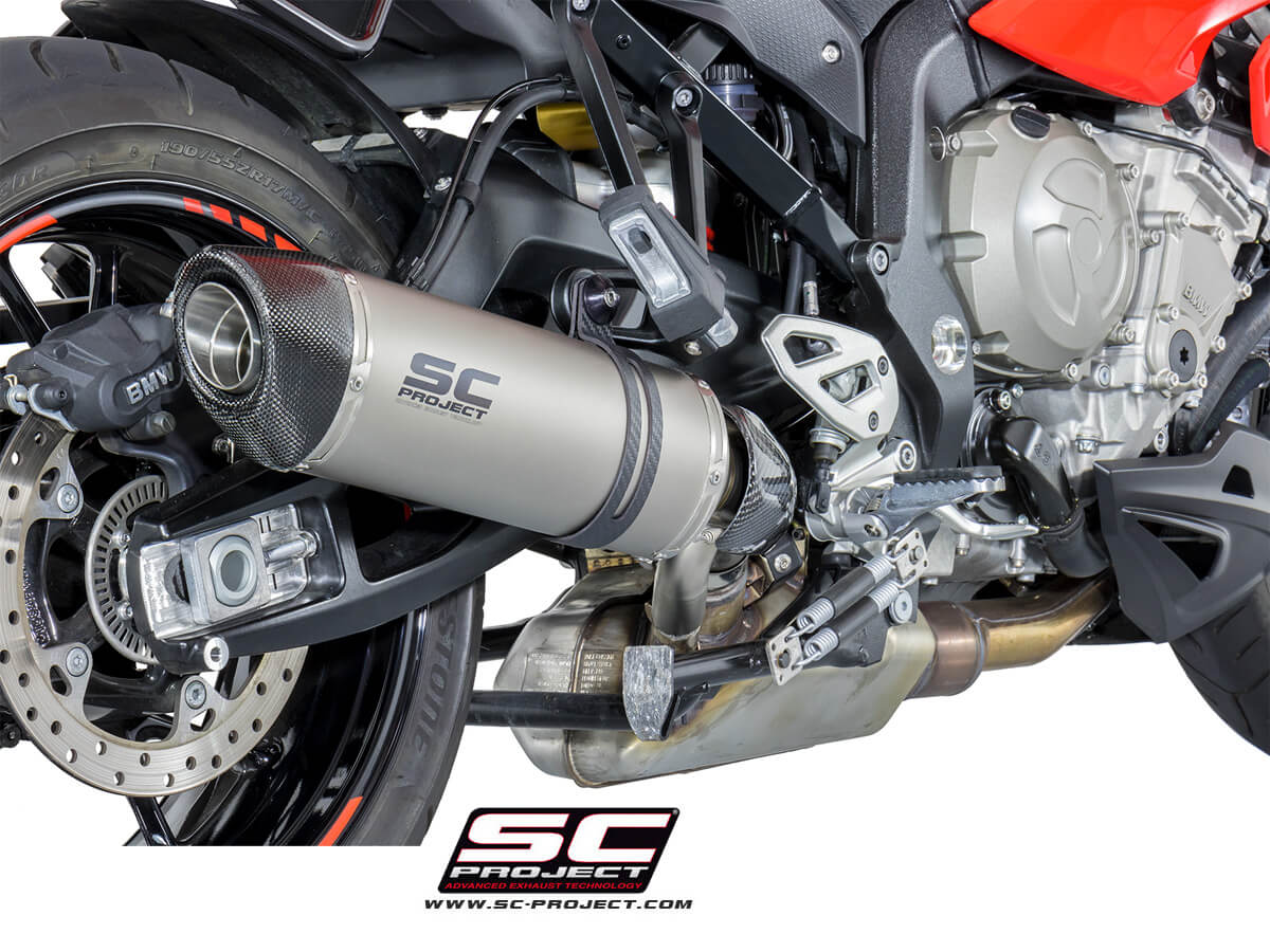 SC Project Exhaust Titanium Oval Low Mount for BMW S 1000 XR (2017-2019)