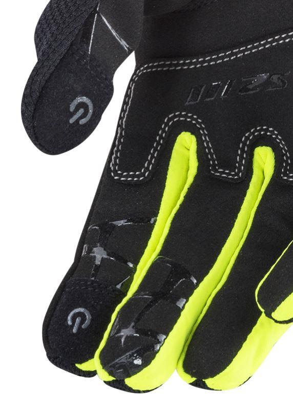 LS2 Dart 2 Evo Man Gloves Black H-V Yellow