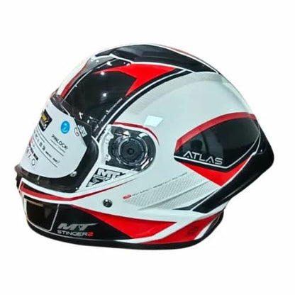 MT Stinger 2 Atlas A5 Helmet - Gloss White Red