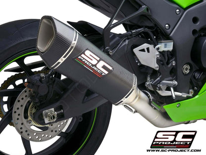 SC Project Exhaust SC1-R Carbon With DE-Cat Link Pipe for Kawasaki ZX-10R (2021-2024)