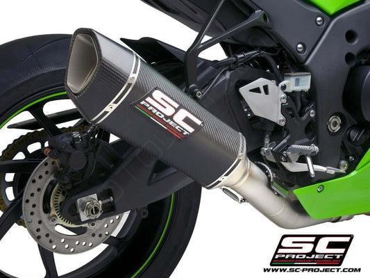 SC Project Exhaust SC1-R Carbon With DE-Cat Link Pipe for Kawasaki ZX-10R (2021-2024)