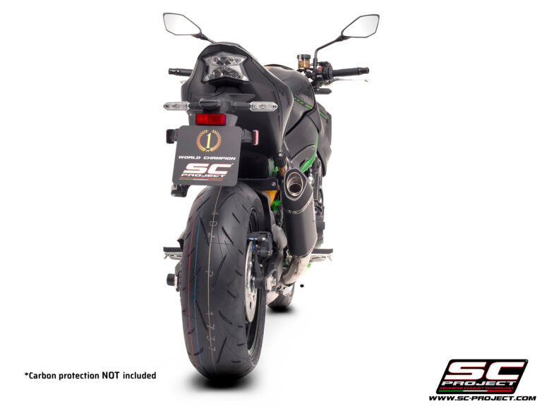 SC Project Exhaust SC1-S carbon for Z900 (2020) without heat carbon protector