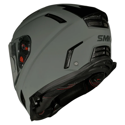 SMK Agnar Solid Gloss Nardo Grey (GL600) Helmet