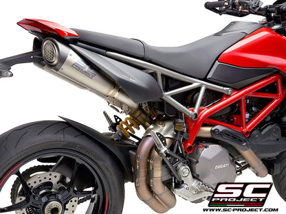 PAIR OF SC PROJECT S1 EXHAUST FOR DUCATI HYPERMOTARD 950 – RVE – SP (2019 – 21)