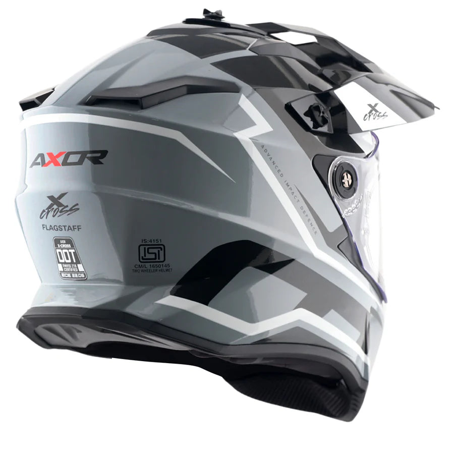 X-Cross Dual Visor Flagstaff Helmet