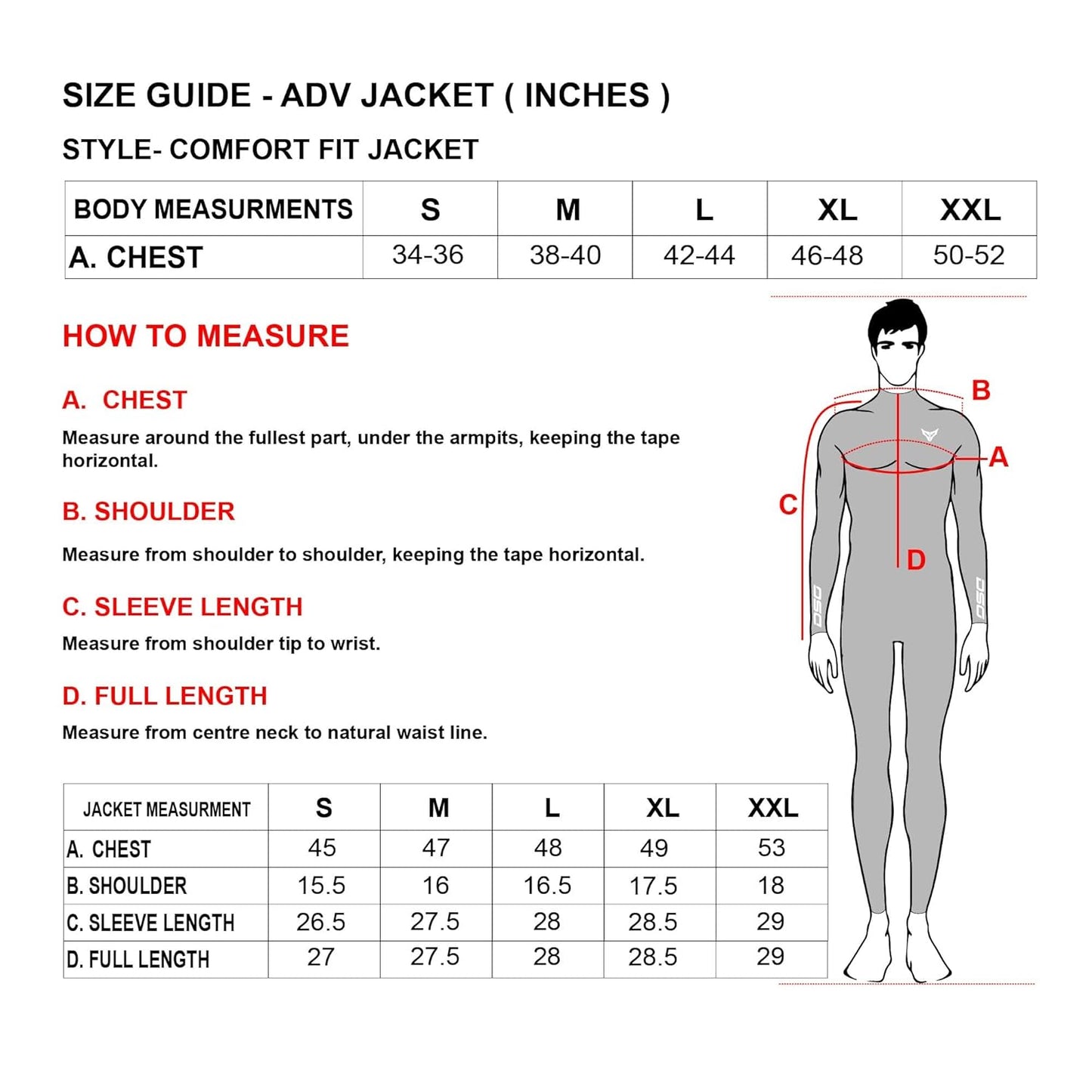 DSG Adventure Riding Jacket - Black-Orange