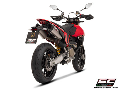 SC Project Exhaust SC1-S Dual Undertail Titanium for DUCATI HYPERMOTARD 698 MONO (2024-2025)