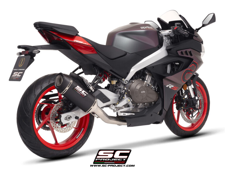 SC Project Exhaust SC1-S (2024) Carbon full System for Aprilia RS 457