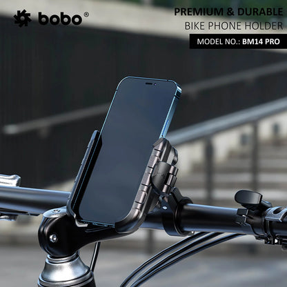 BOBO BM14 PRO X Quick Release with PRO X Vibration Controller Enhanced BM4 PRO Bike / Cycle Phone Holder Motorcycle Mobile Mount