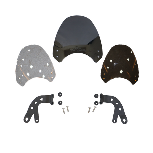 VISOR WITH CLAMP KIT FOR INTERCEPTOR 650