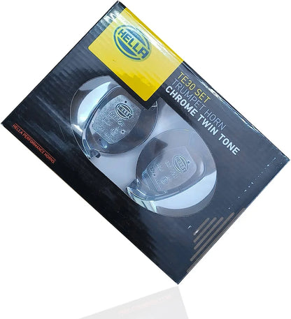 Hella TE30 Set Trumpet Horn – Chrome Twin Tone