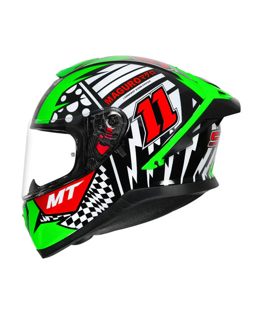 MT Thunder 3 SV Pro Sergio Garcia Helmet - Green