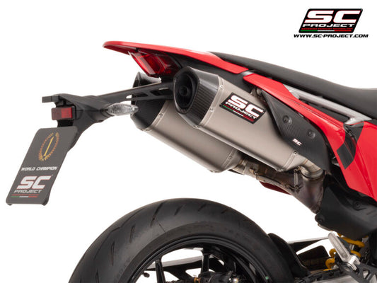 SC Project Exhaust SC1-S Dual Undertail Titanium for DUCATI HYPERMOTARD 698 MONO (2024-2025)