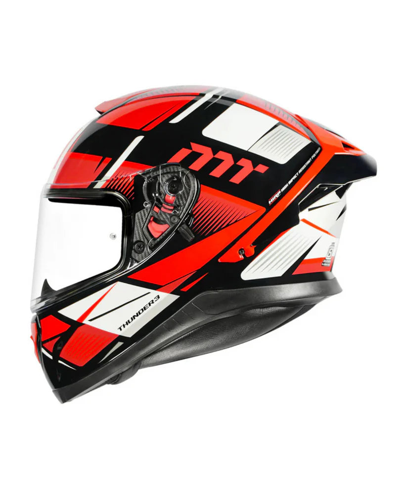 MT Thunder 3 SV Pro Synthex Helmet - Gloss Fluorescent Red
