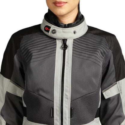 Women Darcha Pro Light Grey Riding Jacket